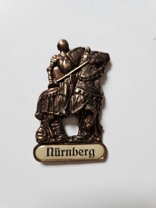 Magnes na lodówkę metalowy Norymberga Niemcy