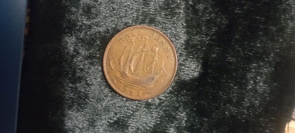 Великобританія. 1/2 пенні. Half penny. 1942 р.