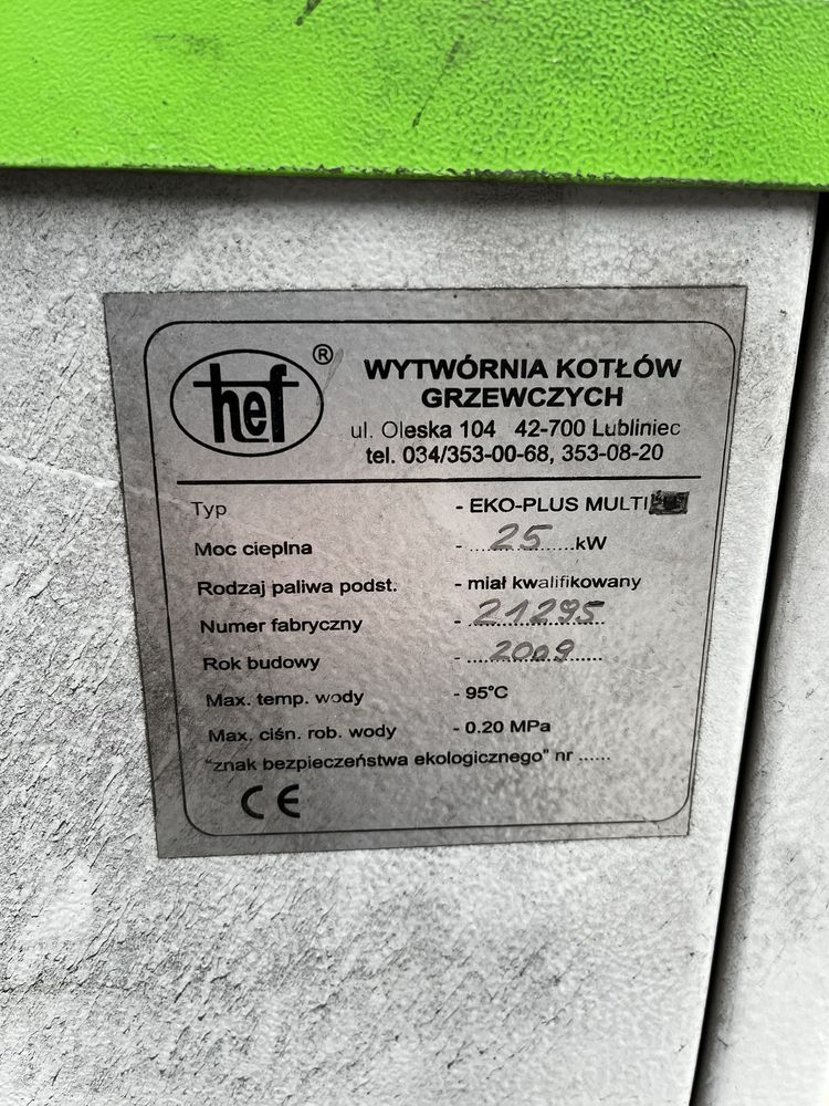 Piec hef Eko-Plus Multi sprzedam części wszystkie