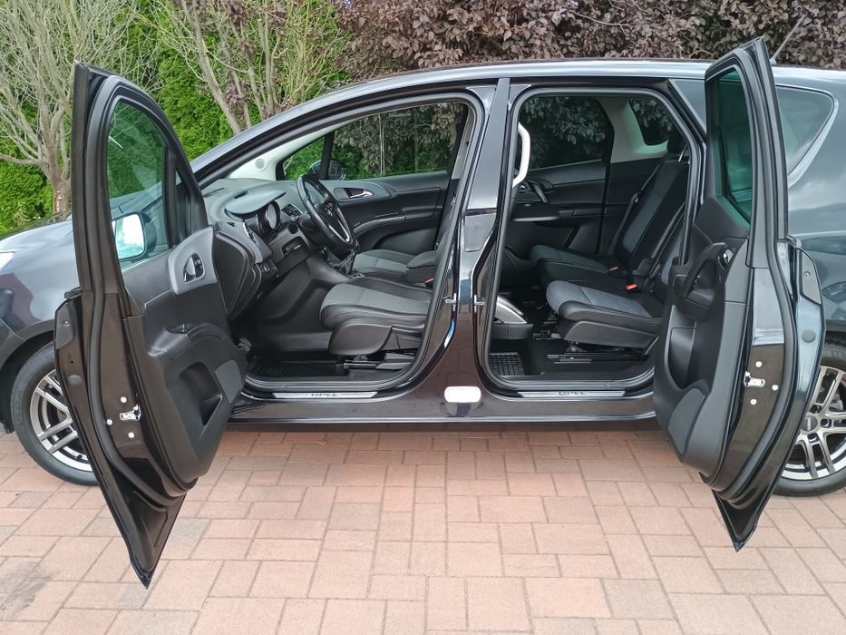 Opel Meriva B 2012r 1,4 120KM 120.000km ŁADNA z Niemiec CZARNY METALIK