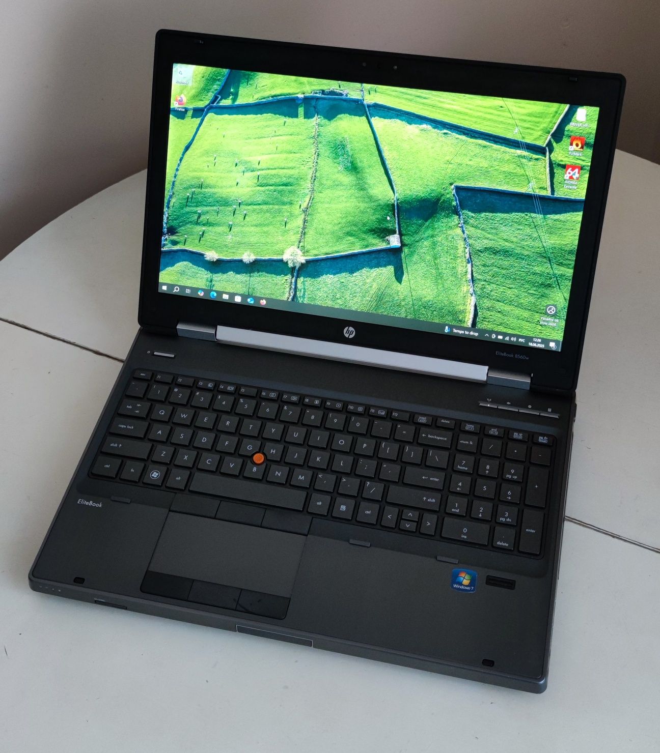 Ноут метал HP 8560w 15.6" FHD i7 8потоків 16GB RAM SSD+Nvidia M1000M