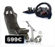Simulador Cockpit Playseat Volante Logitech G29 NOVO GARANTIA