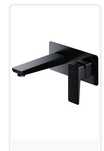 Bateria umywalkowa podtynkowa Omnires Parma PM7415BL czarna