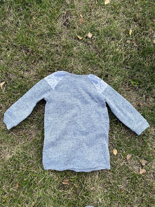 Sweterek szaro-niebieski Mothercare 18-24 mscy, do 92 cm