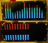 8 Trybów 192 LED wskaźnik widmo spectrum Analizator sygnału audio