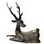 Estatua Veado Bronze 530x530x160mm