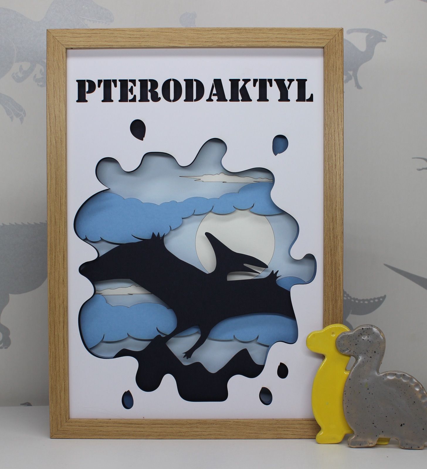 Ramka 3D Shadow Box Pterodaktyl