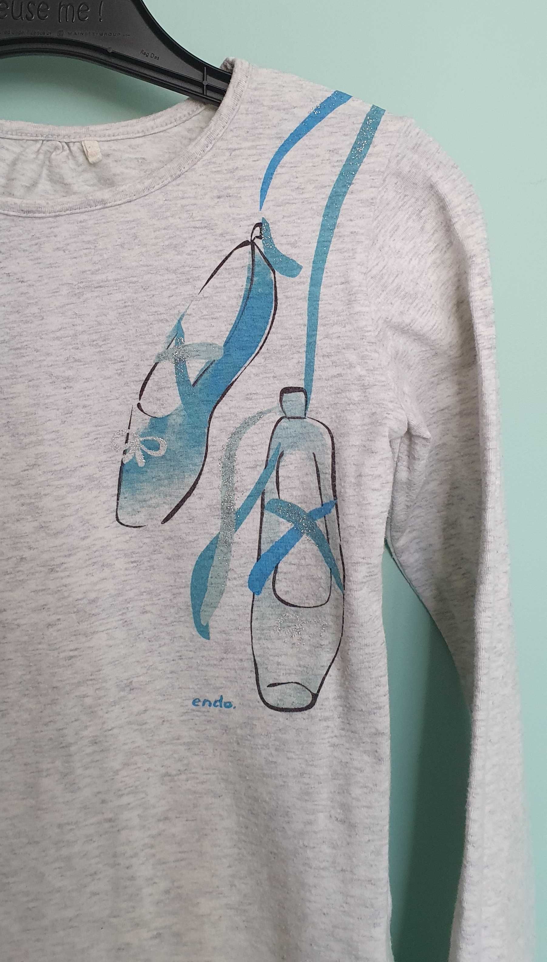 Bluzka Endo, bluza, rozmiar 128 cm (7 - 8 lat), dziewczęca.