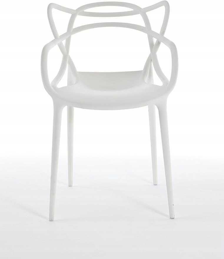 Krzesło Kartell 57 x 47 x 84 cm odcienie szarości 1 szt.
