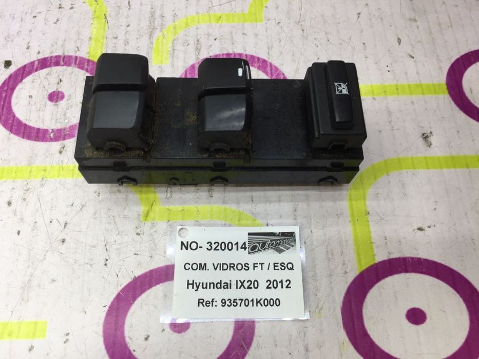 Comando de Vidros Hyundai iX20 de 2012 - Ref : 935701K000 - NO320014