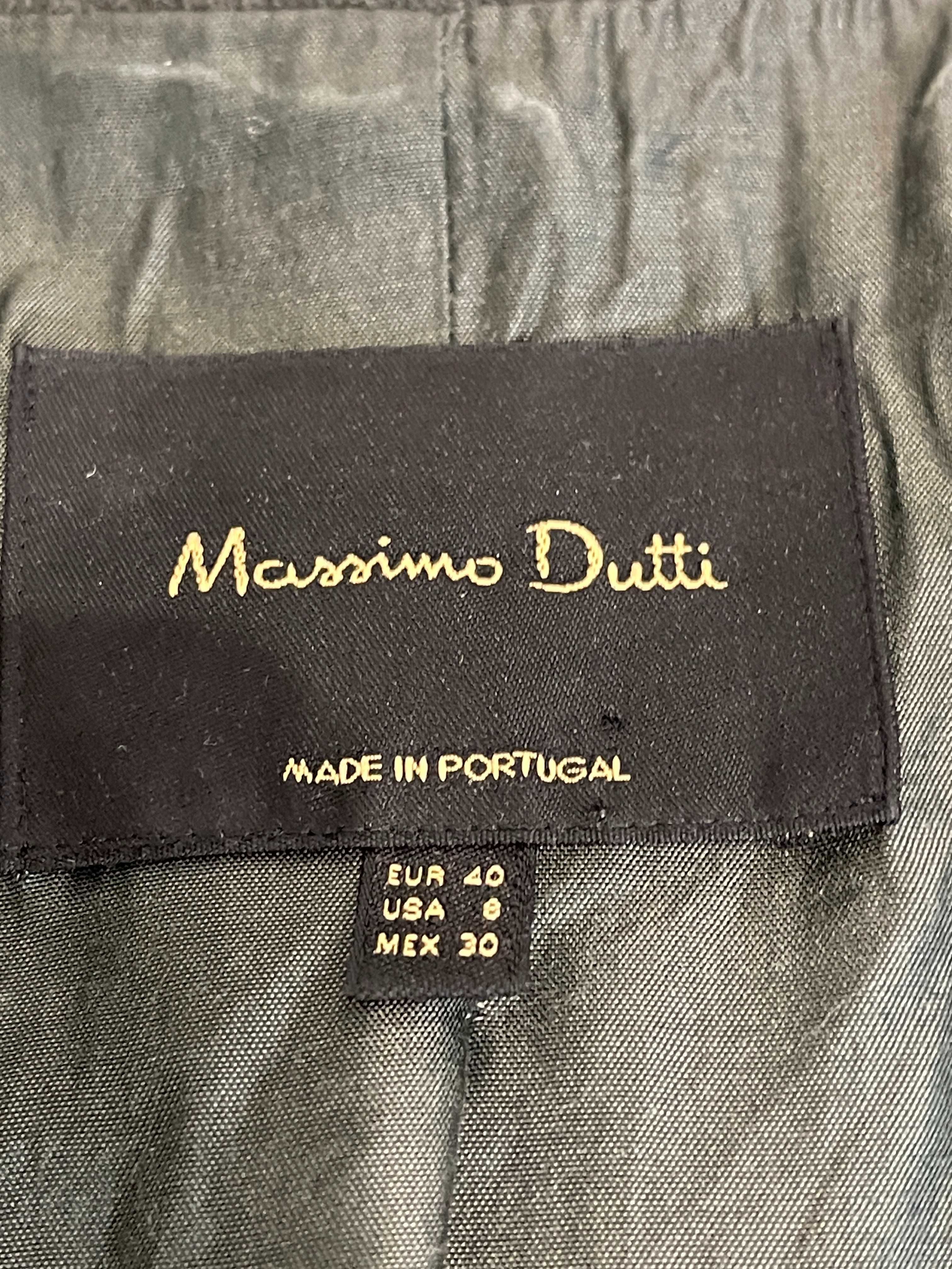 99% wełny żakiet/ marynarka Massimo Dutti M-L z paskiem