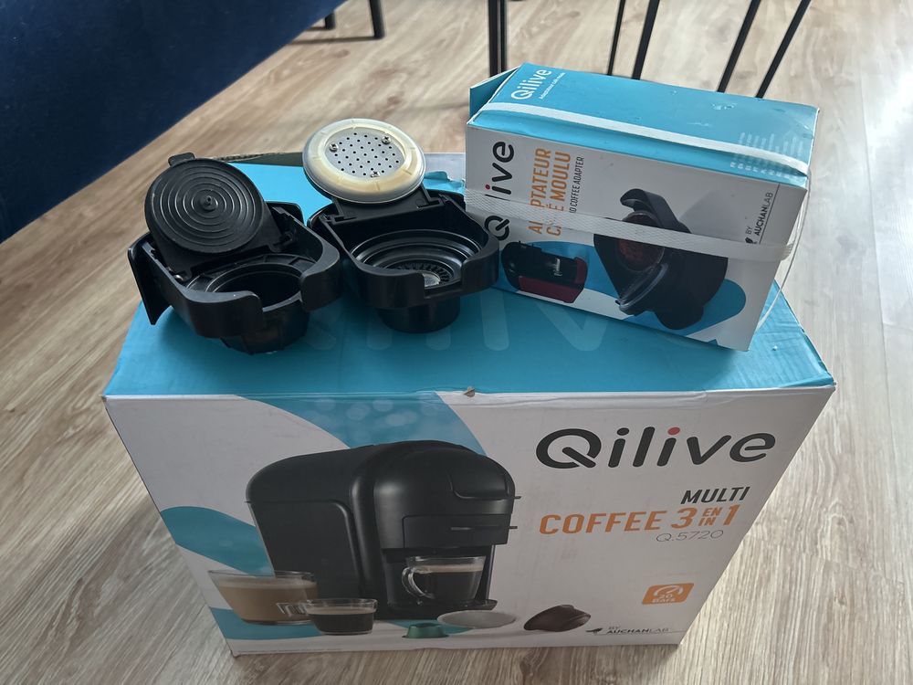 Ekspres QLive Q.5720 + przystawka do kawy mielonej