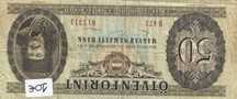 Notas antigas - Hungria