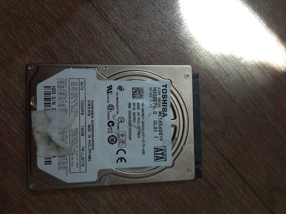 диск 160 гб. sata 2.5" для ноута