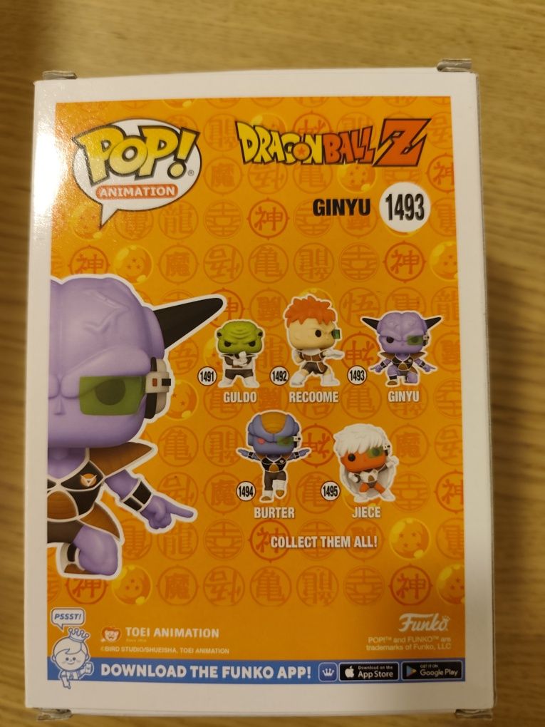 Funko Pop Dragon Ball Z Ginyu 1493