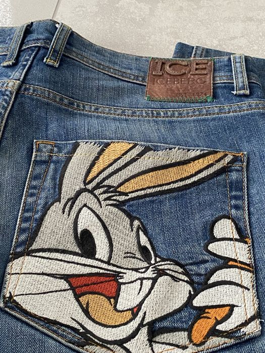 Unikatowe i limitowane spodnie iceberg jeansowe unikat