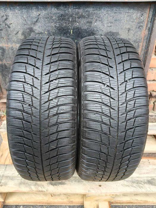 Bridgestone Blizzak LM001 205/55r16 2шт 18год 7-7,2мм ЗИМА из Германии