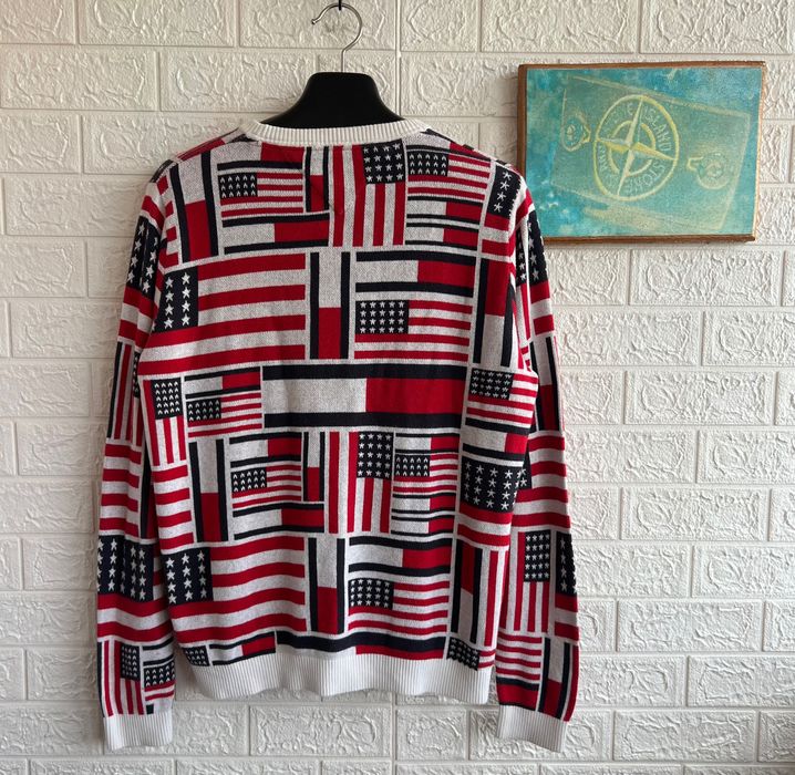 Светр Tommy Hilfiger Flag USA мультілого флаг США рМ-Л