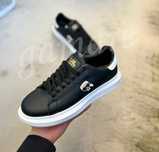 Buty męskie Karl Lagerfeld czarne modne sneakersy skórzane 40-46