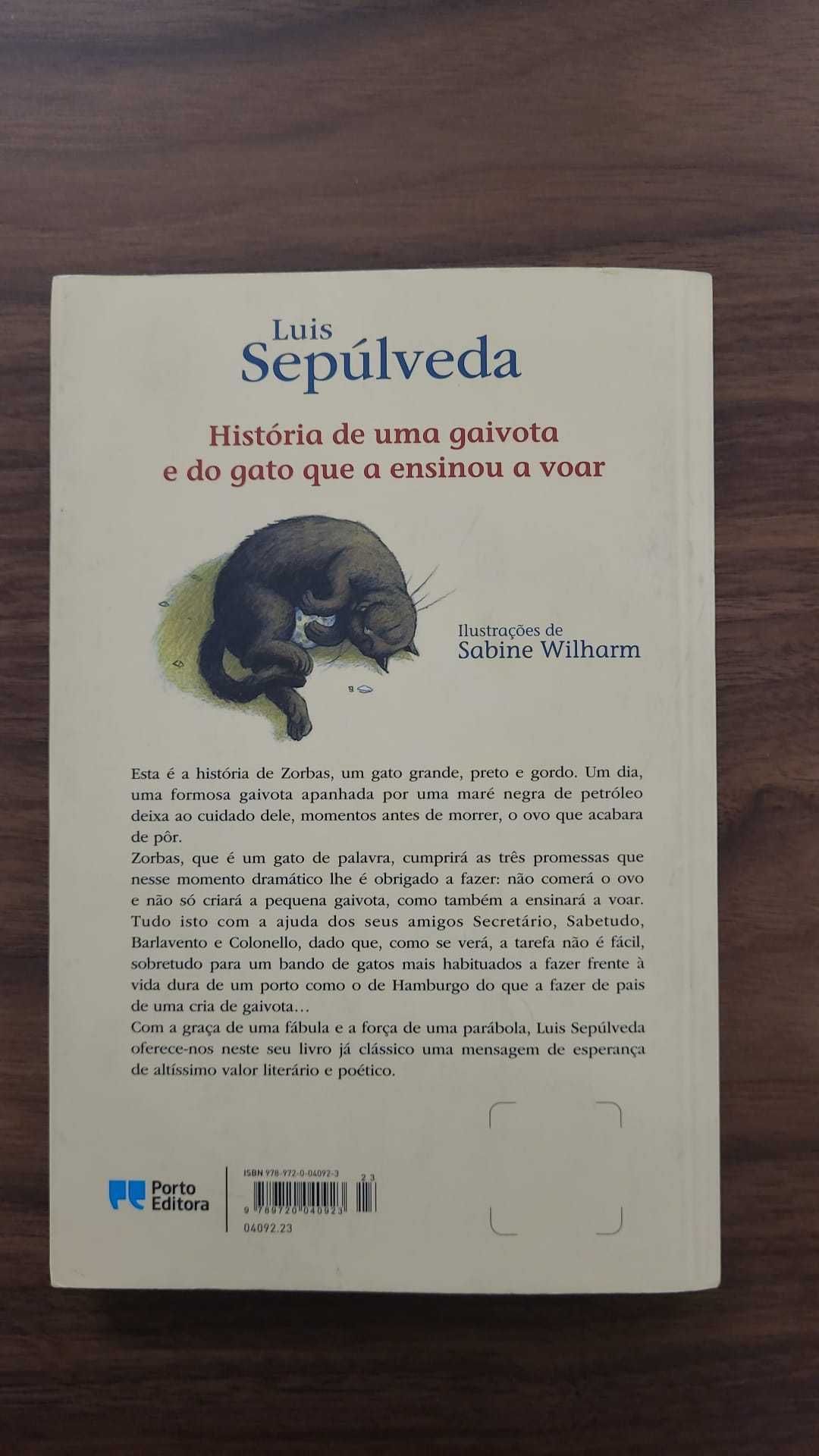 Livro História de uma gaivota e do gato que a ensinou a voar