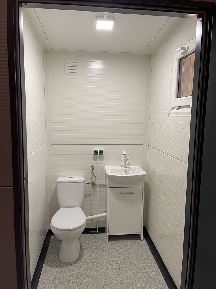 Kontener sanitarny WC pawilon socjalny