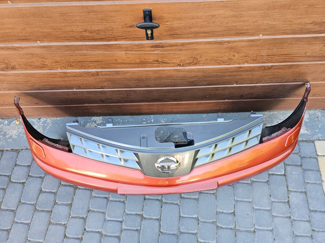 Zderzak Przedni Przód Nissan Note I E11 atrapa grill kompletny xenon s