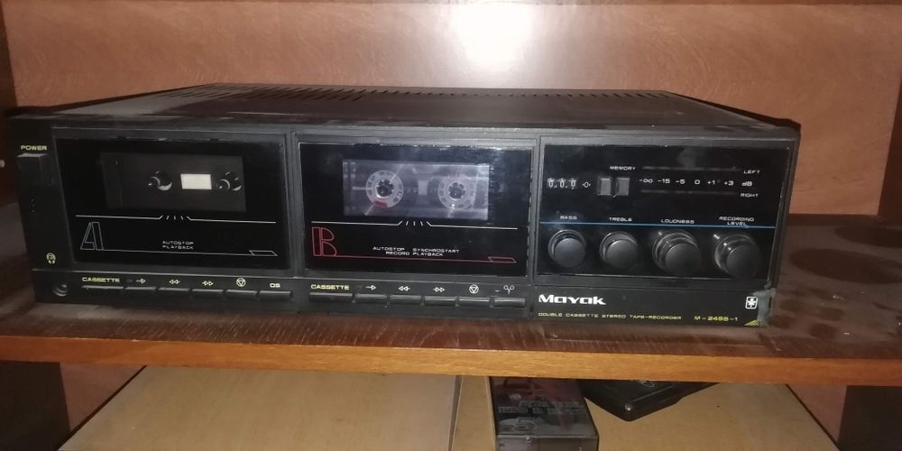 Магнитофон Маяк двухкасетный