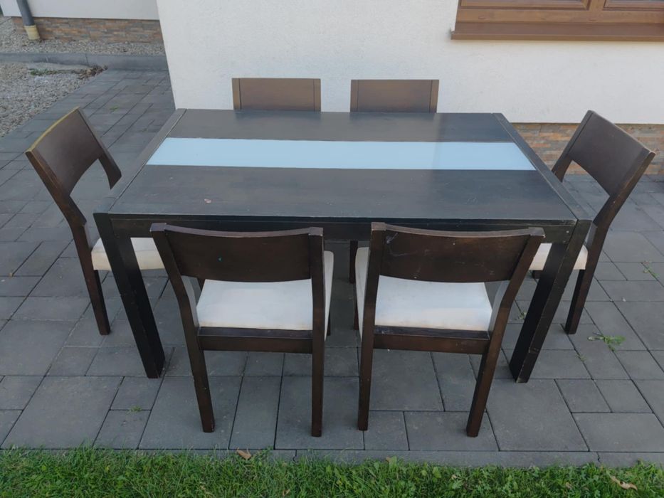 Stół i 6 krzeseł