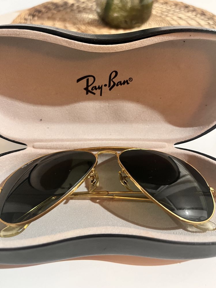 Óculos ray ban aviador lente B&L