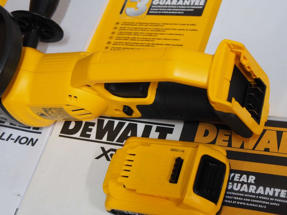 Komplet bateria 18v 3ah i szlifierka kątowa DEWALT DCG 412 zestaw