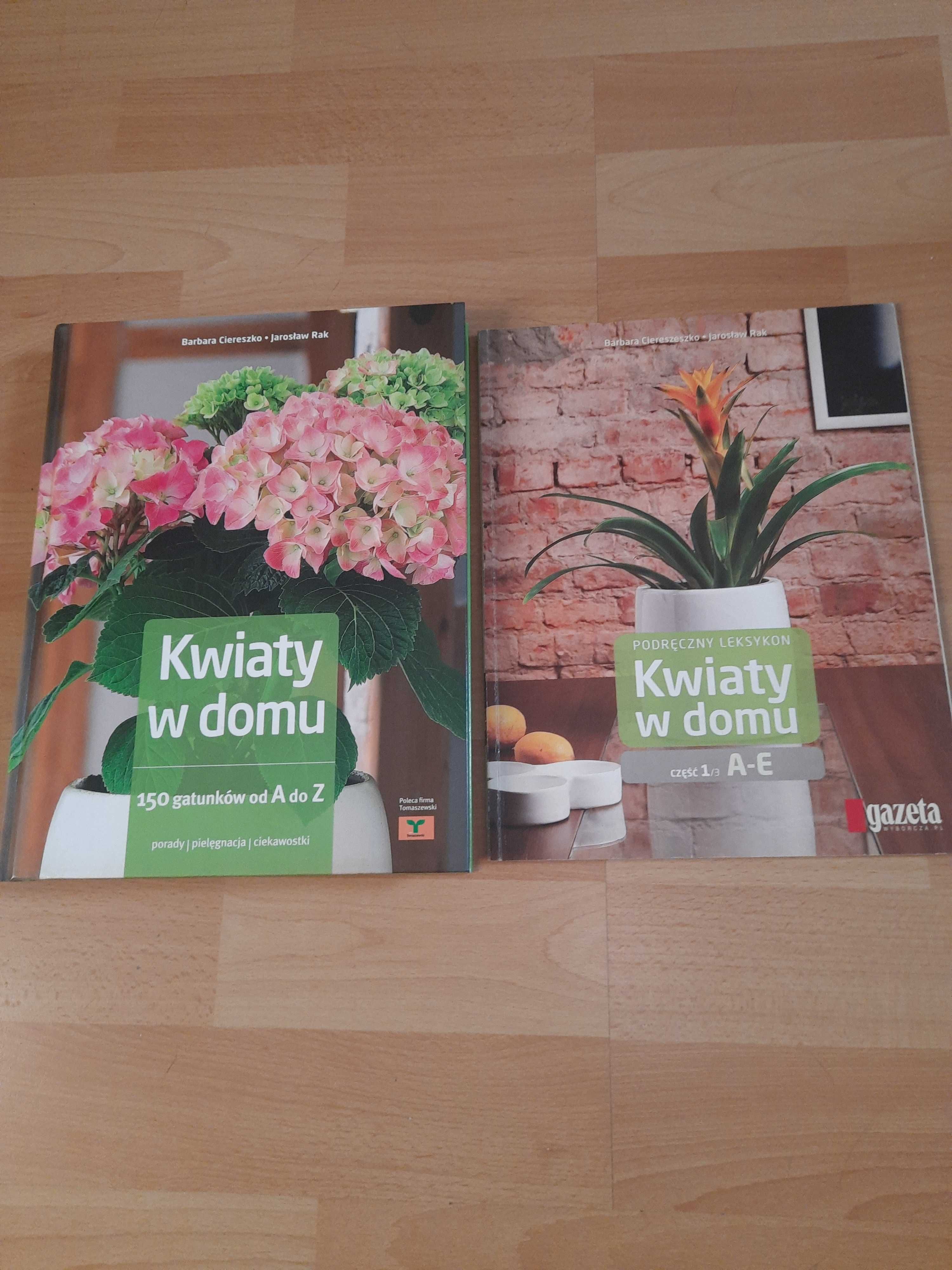 sprzedam dwie ksiazki o kwiatach