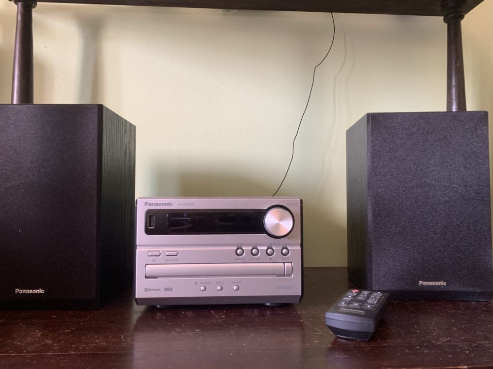 Micro Sistema hi-fi panasonic sc-pm250ec-s bluetooth