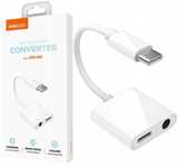 Przejściówka Adapter Usb-C Usb C + Aux 3,5 Mm Do Słuchawek Recci