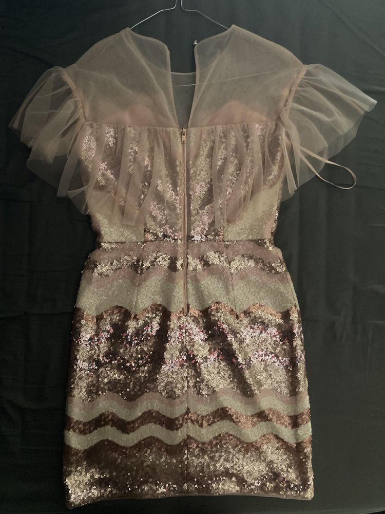 Sukienka koktajlowa XS Three Floor Peach Daydreaming mini dress