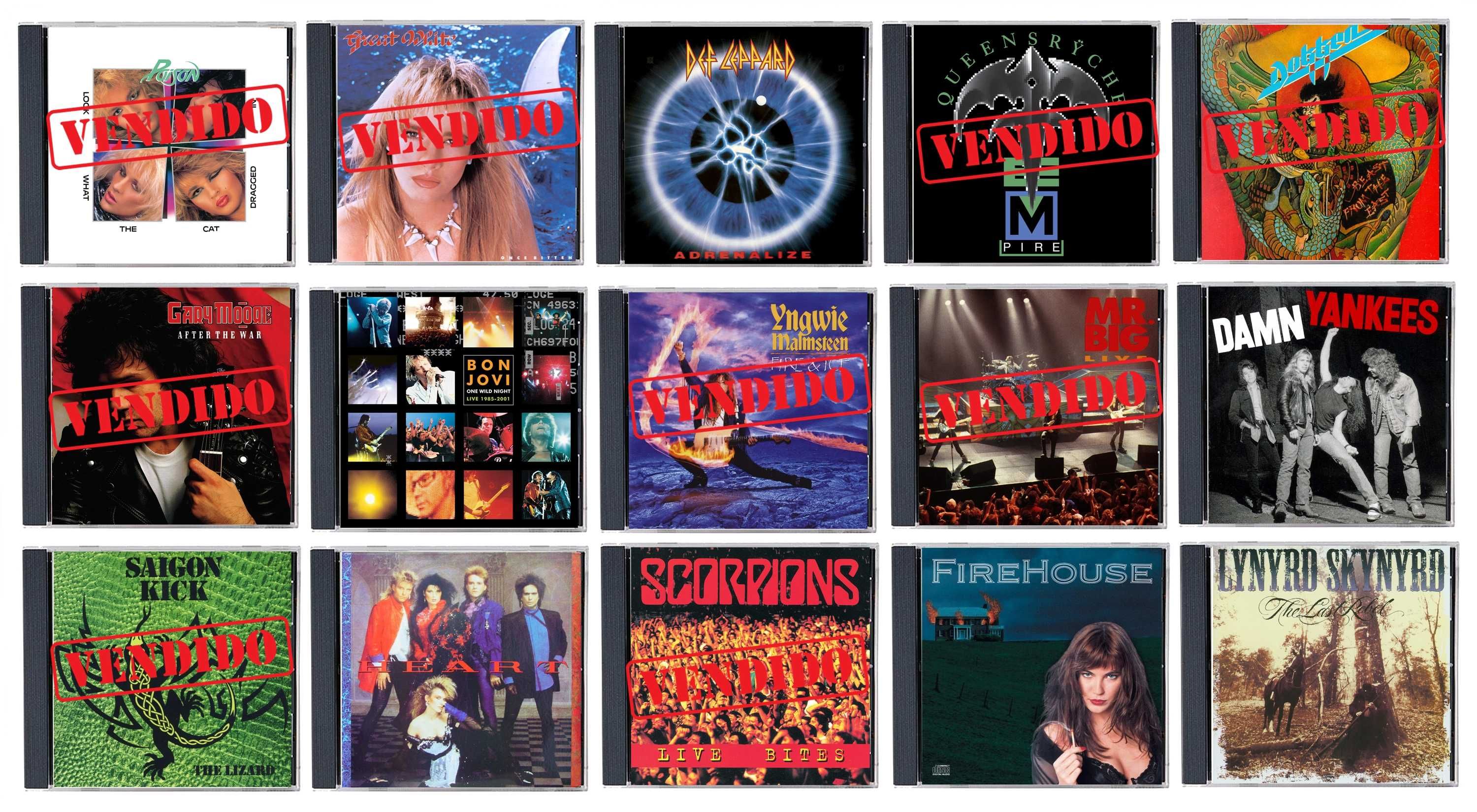 Hard Rock: Lote de 45 CD's (9)