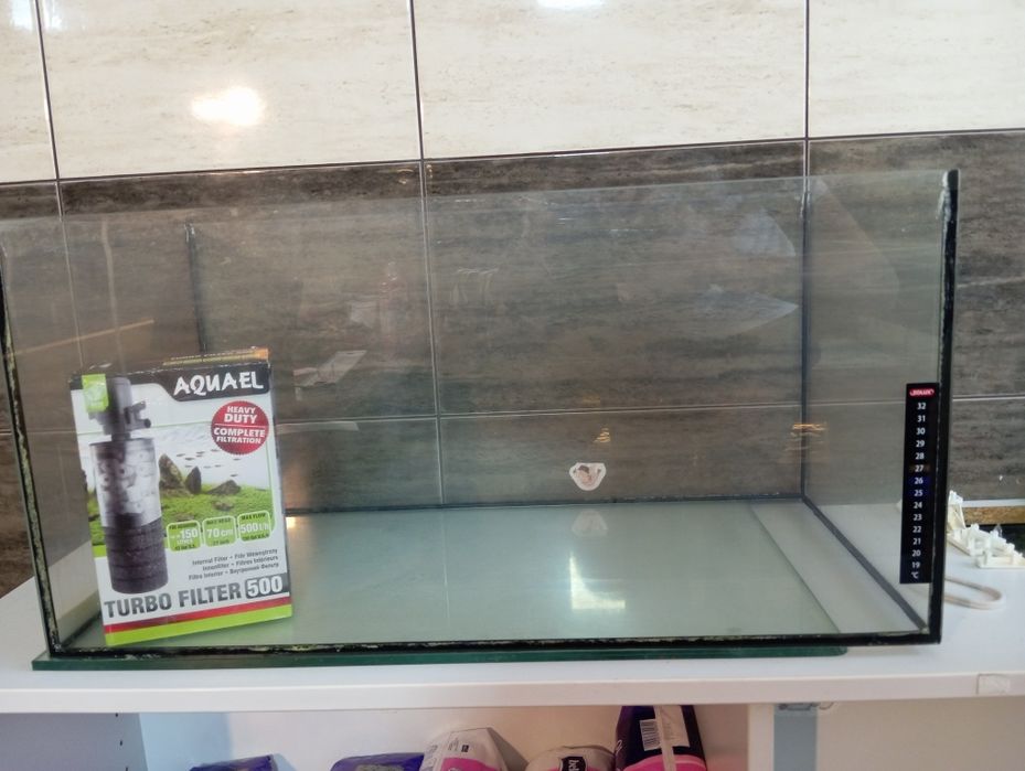 Akwarium 55 l + filtr turbo 500