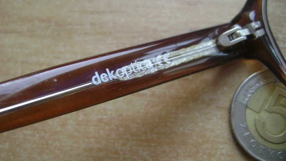 Starocie z PRL - Okulary korekcyjne damskie +2 dioptrie rozstaw 14cm