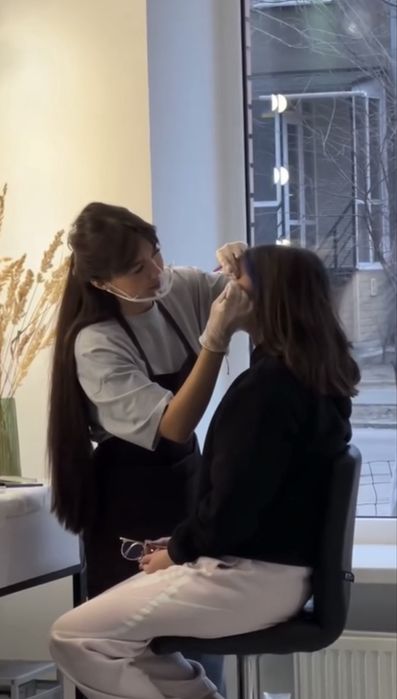 Выезд на ДОМ/Ламинирование ресниц/ окрашивание бровей