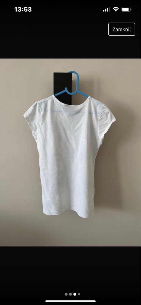Young dimension biały t-shirt r. 10,11 lat 146 cm