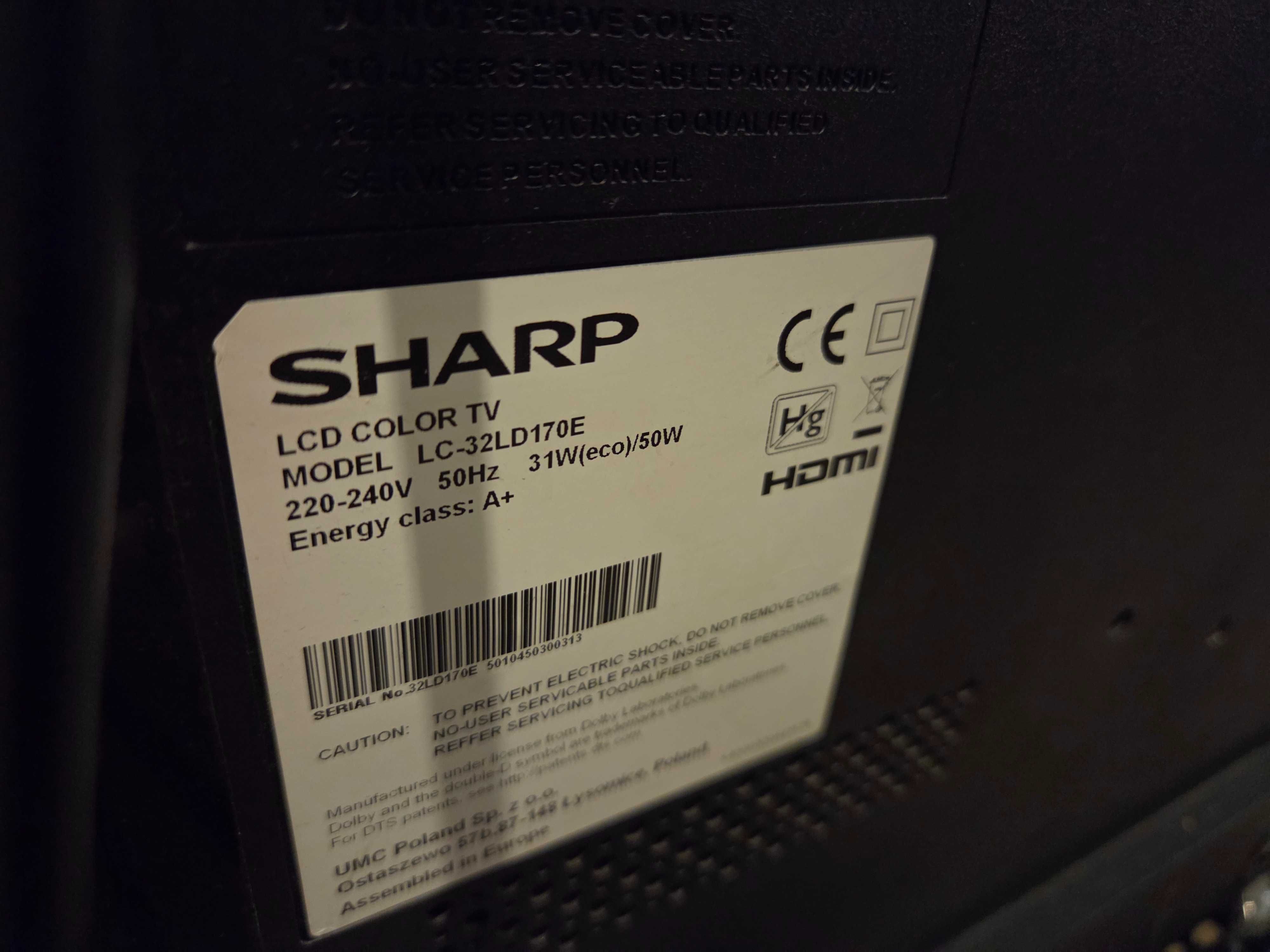 (3170/24) Telewizor SHARP 32" LED / LC-32LD170E - HD