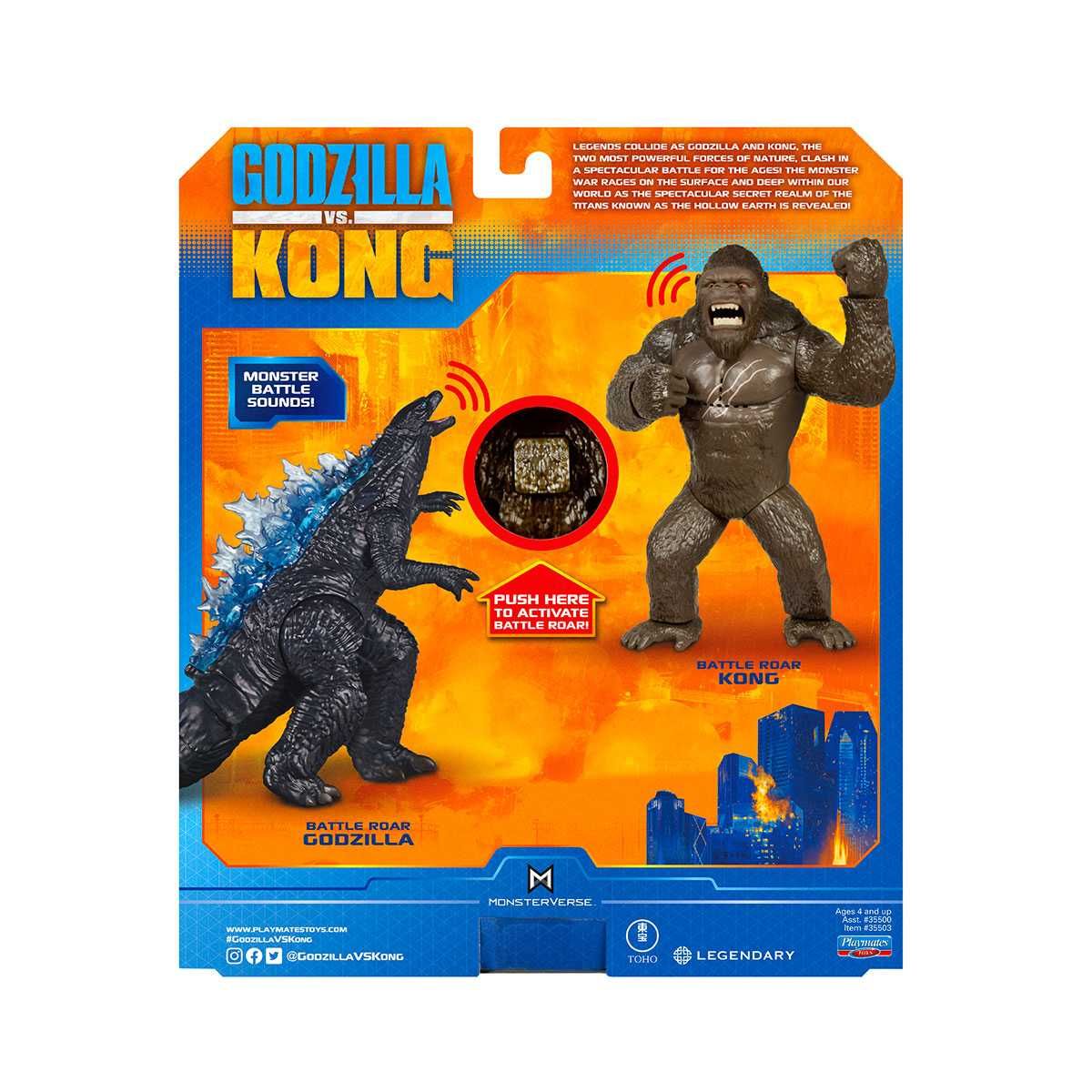 GODZILLA VS. KONG Конг Делюкс 35503, 17 см, звук, распродажа