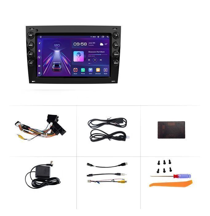 Radio do Renault Megane 2 od 2002 - 2009 CarPlay i Android Auto