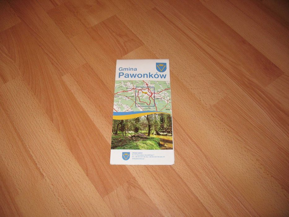 Mapa turystyczna - Gmina Pawonków