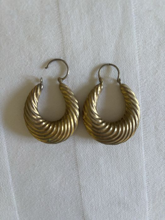 Brincos em ouro? Foram-me oferecidos por uma avó ha uns 40 anos.