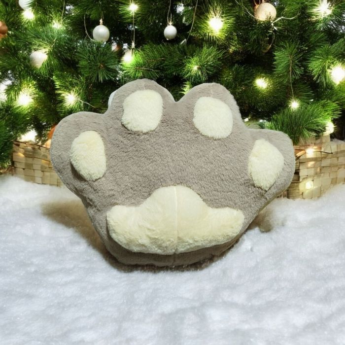 Тапа лапка 45 см подушка лапка фіолетова, рожева, сіра, біла таба лапк