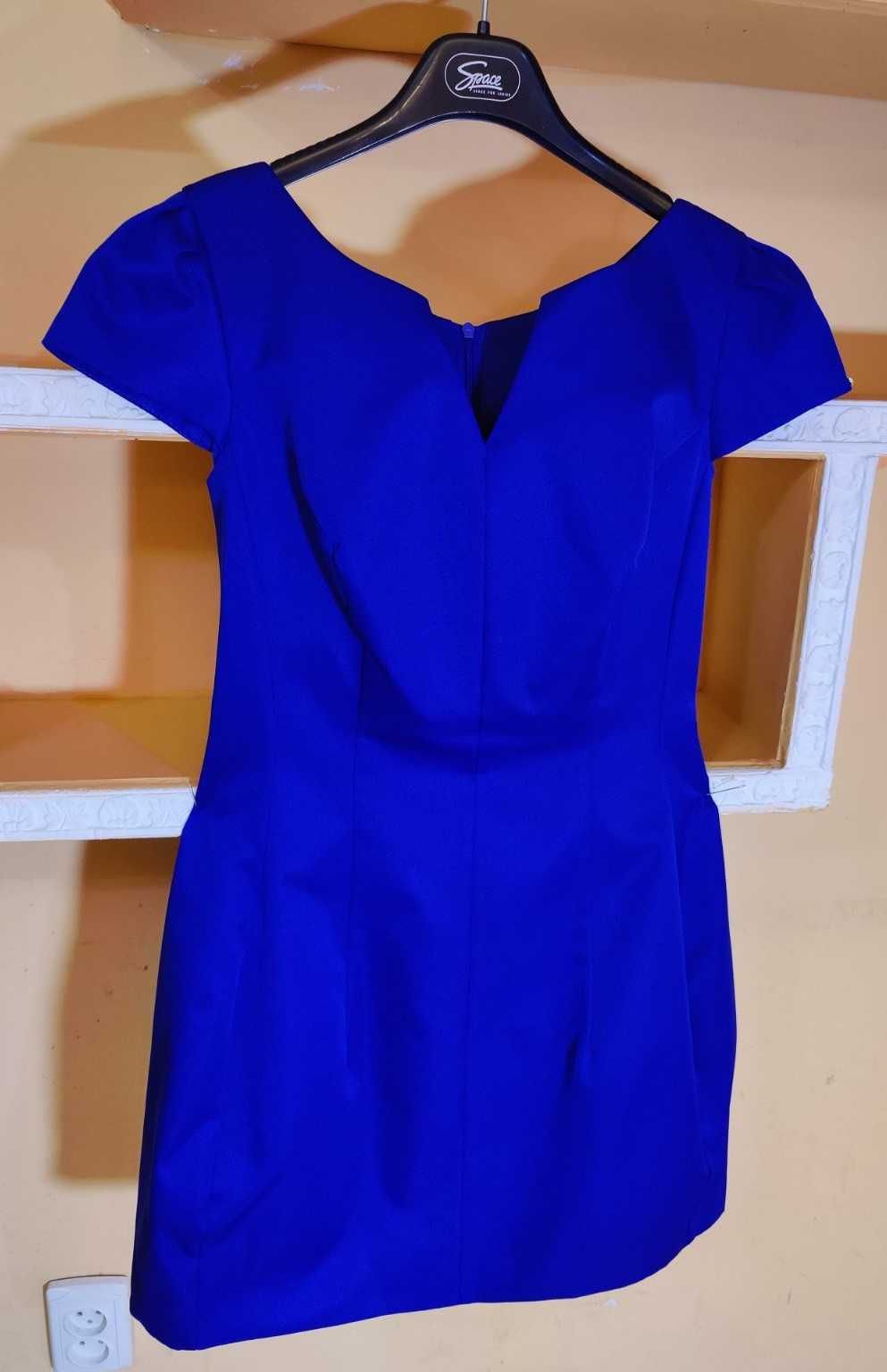 НОВА! Святкова сукня синього кольору (Розмір 38-М)
