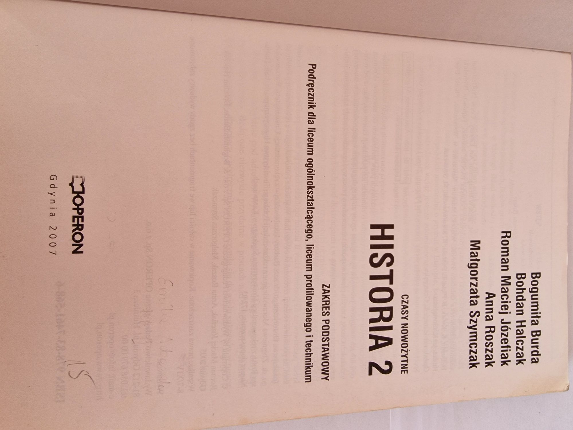 Historia czasy nowożytne Operon