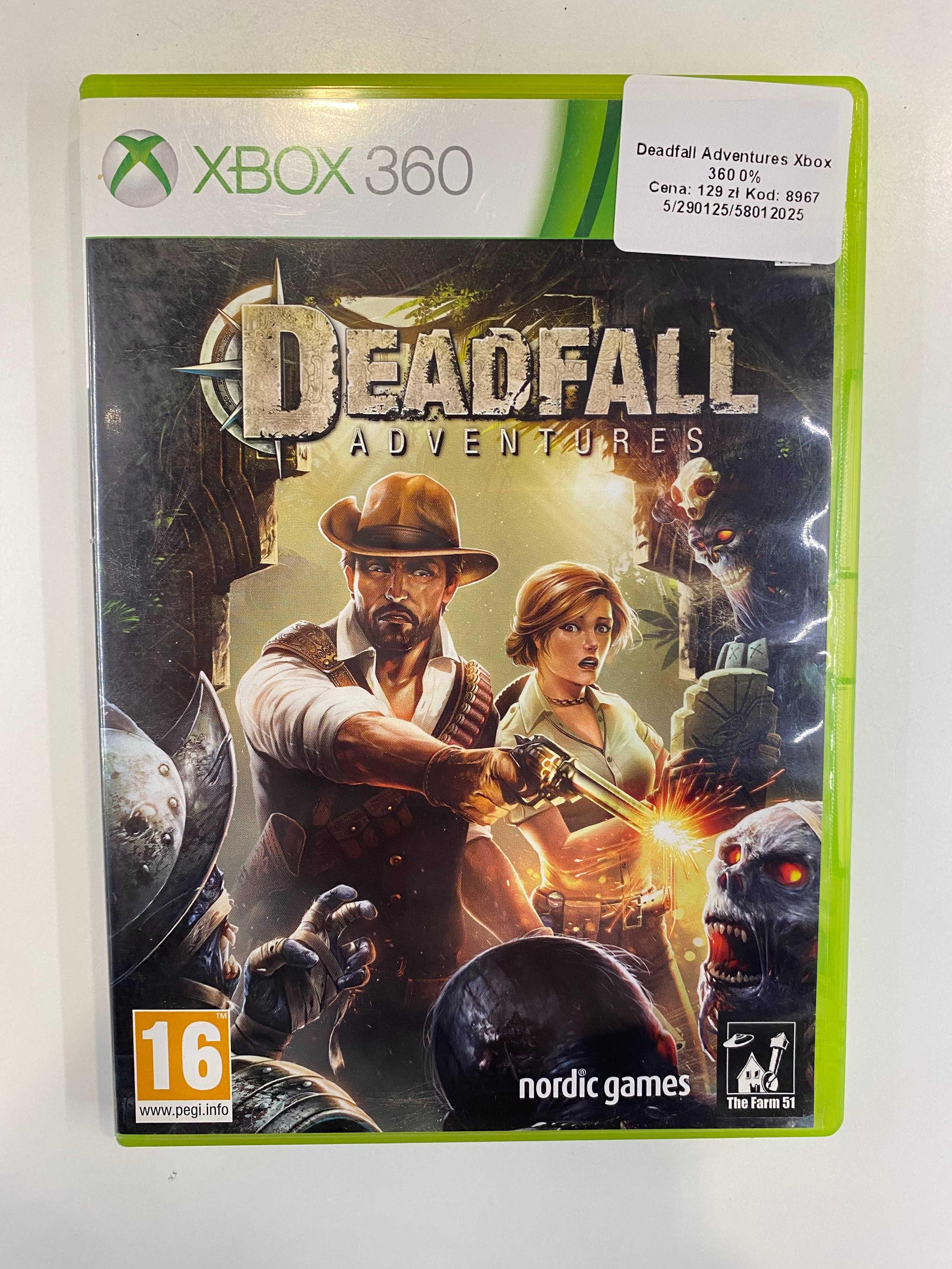 Deadfall Adventures Xbox 360 Sklep Iława
