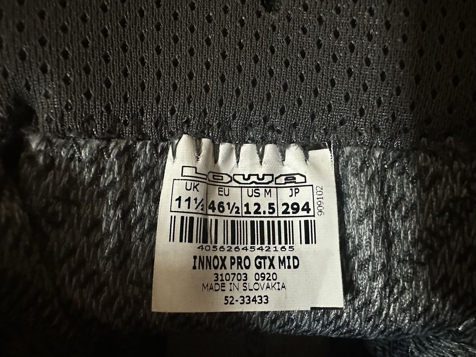 Lowa innox pro gtx mid