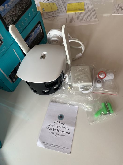 WiFi Камера видеонаблюдения панорамная 4мп 8мп